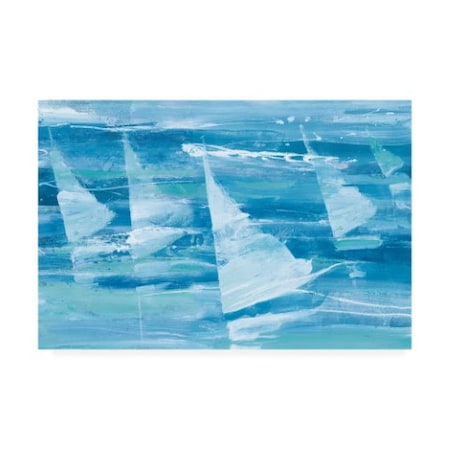 Albena Hristova 'Summer Sail Iii Blue' Canvas Art,12x19